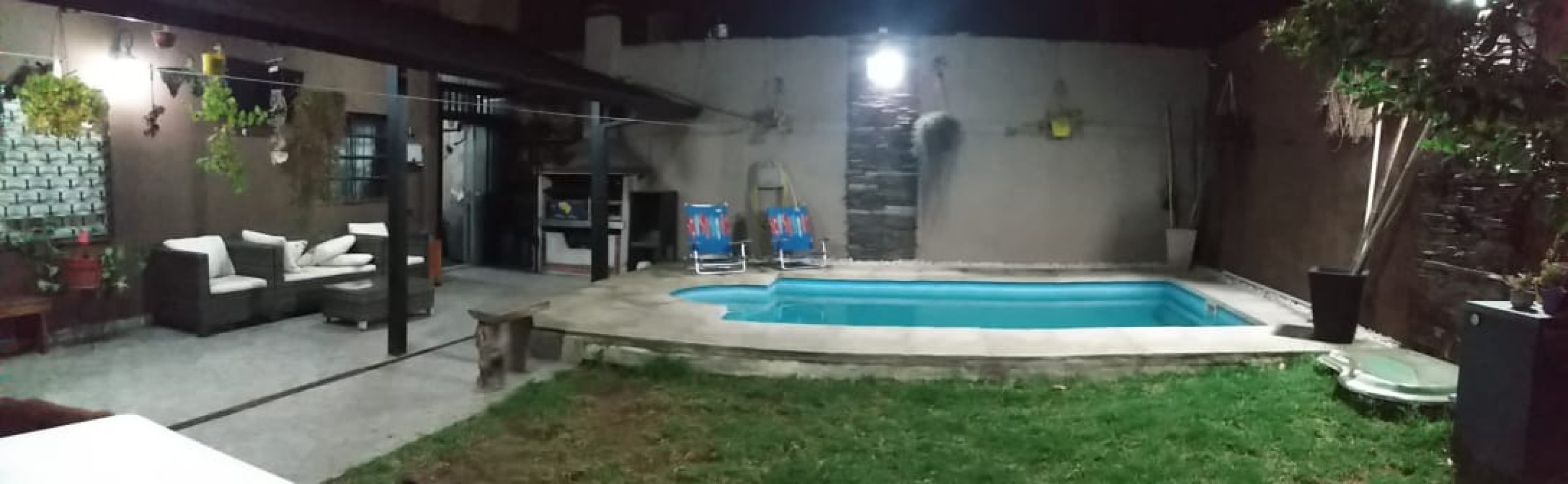 casa 3 ambientes + dpto con piscina