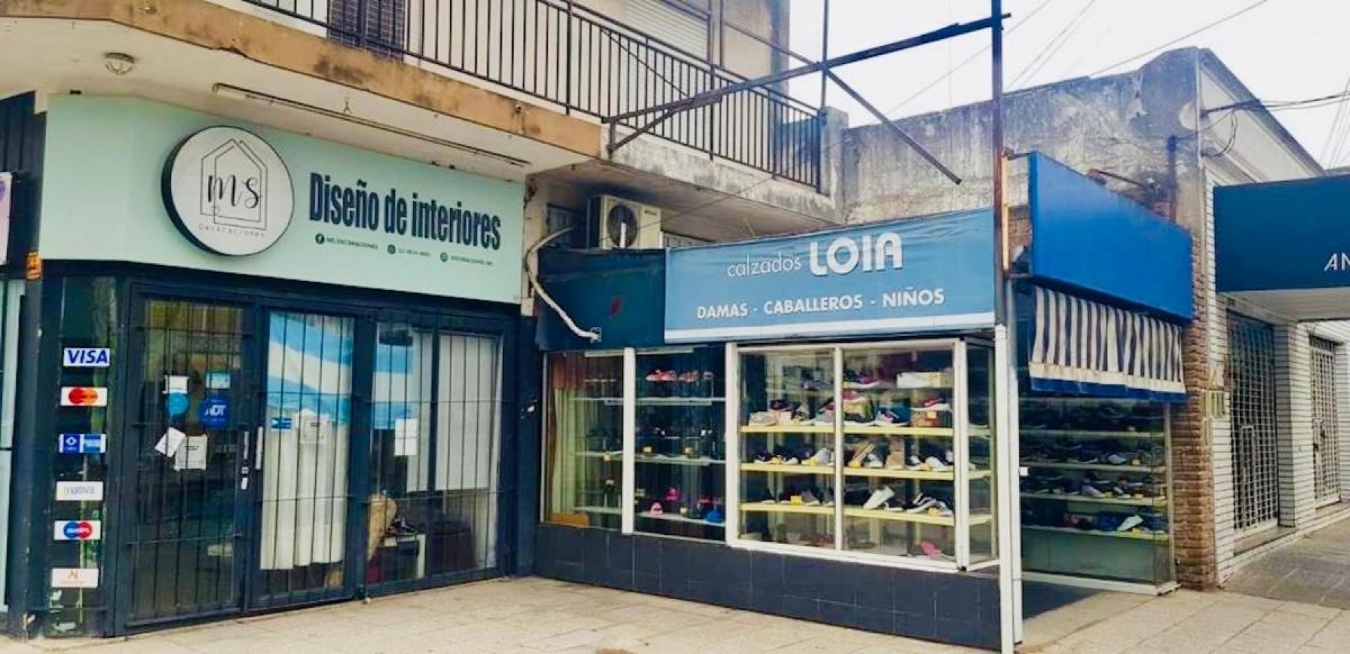 Lote con locales en esquina San Justo